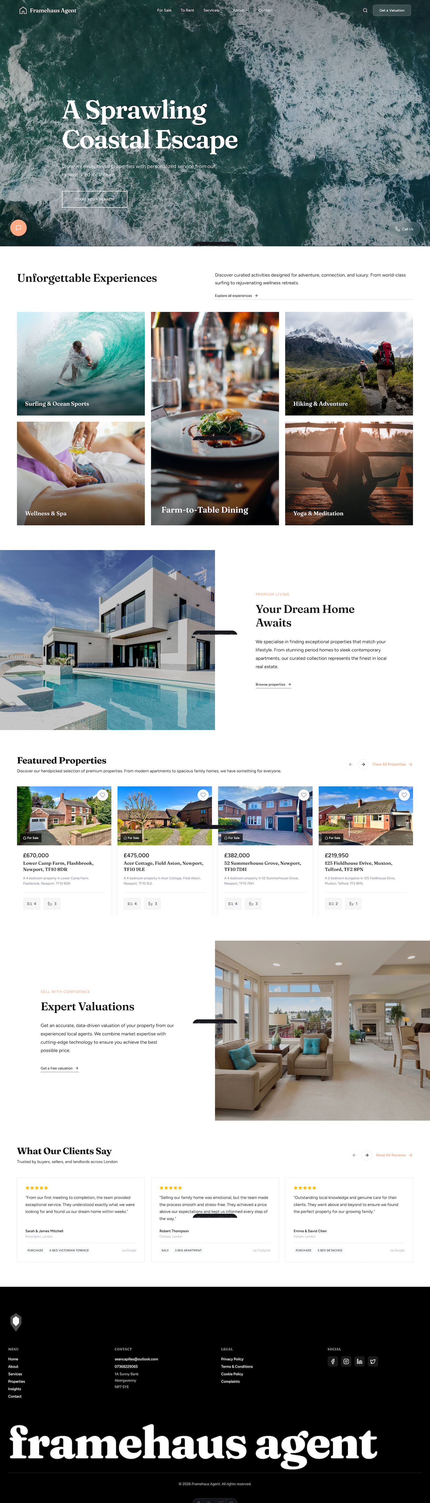 Santana template preview